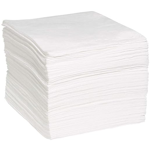 photo of a stack of spilltech cloth in white