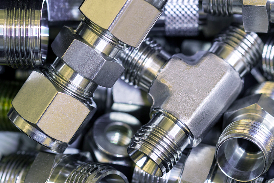 photo of hydraulic fittings